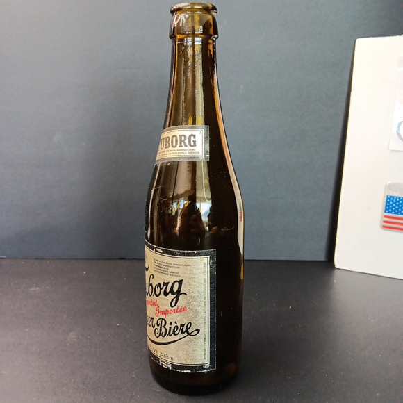 Vintage Tuborg Bottle Bottle Canadian Brown Glass 338ml Home Decor Denmark - Picture 7 of 16